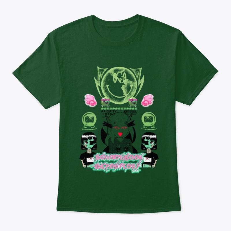 'GIRLZ ROCK' tee (light green design)